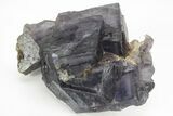 Colorful Cubic Fluorite Crystals with Phantoms - Yaogangxian Mine #217405-1